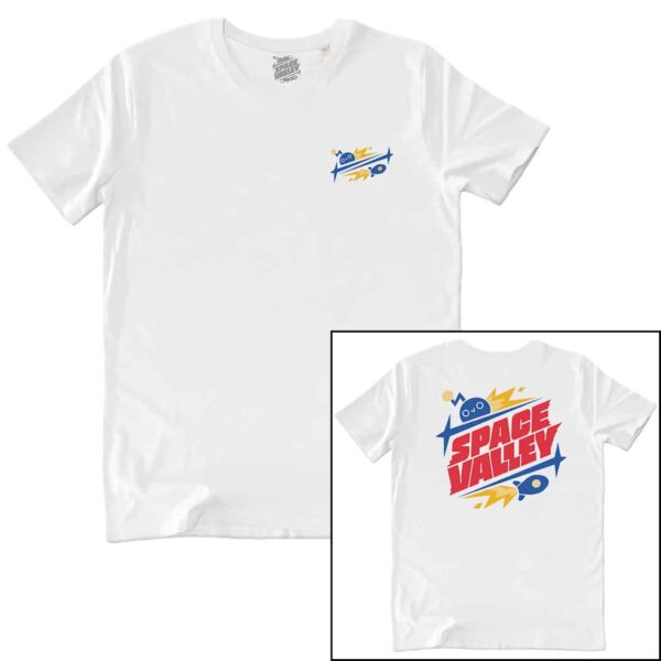 T-SHIRT UNISEX - "Nuovo Logo" F/R Color - Bianca