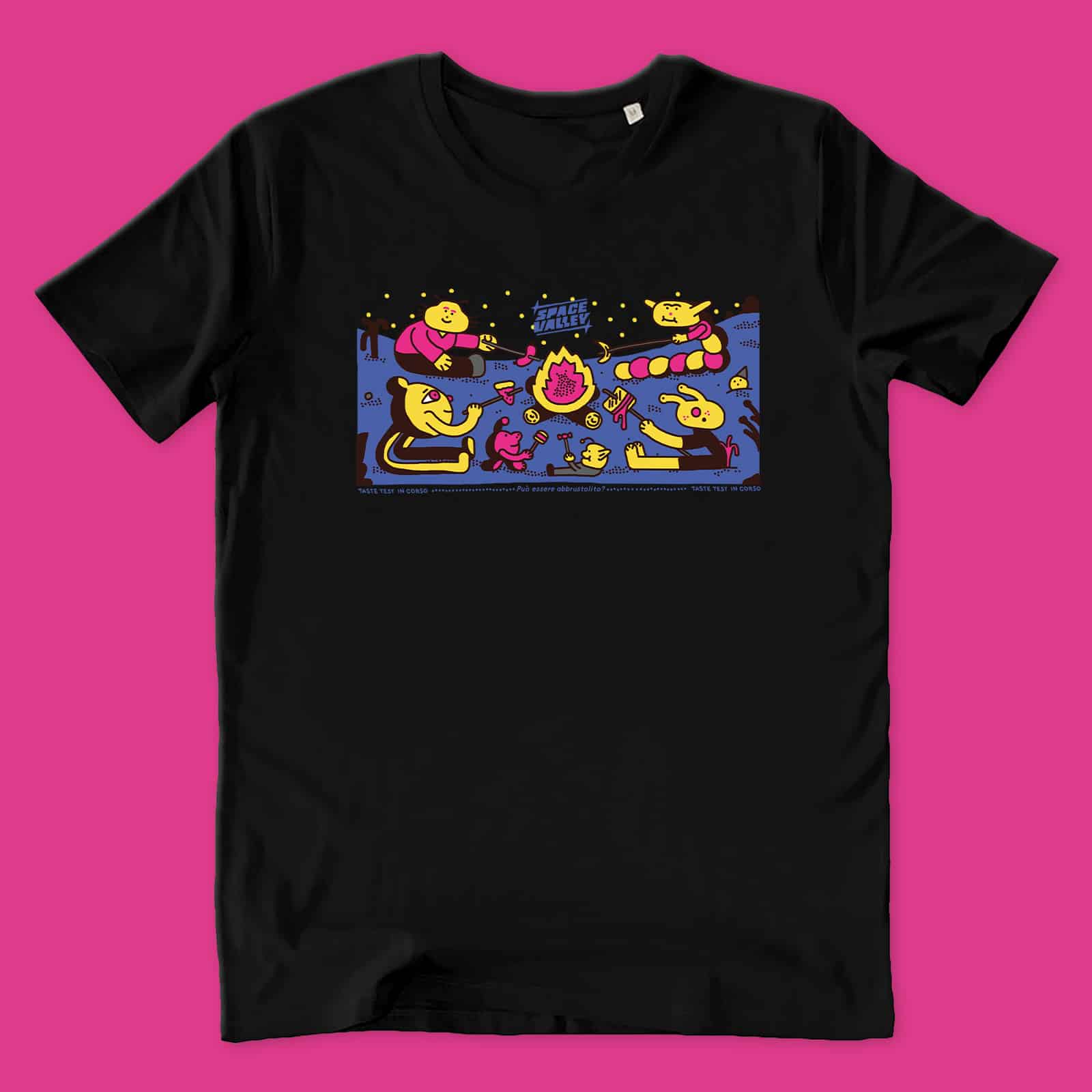 T-SHIRT UNISEX - TASTE TEST black