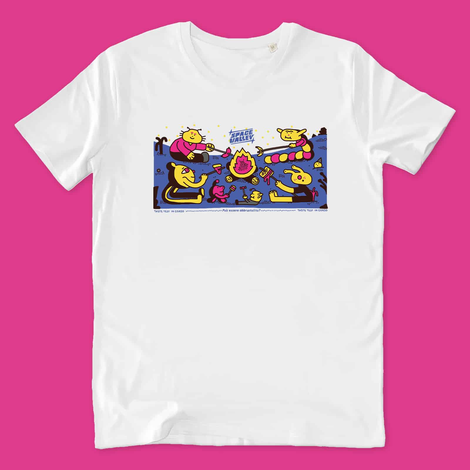 T-SHIRT UNISEX - TASTE TEST white